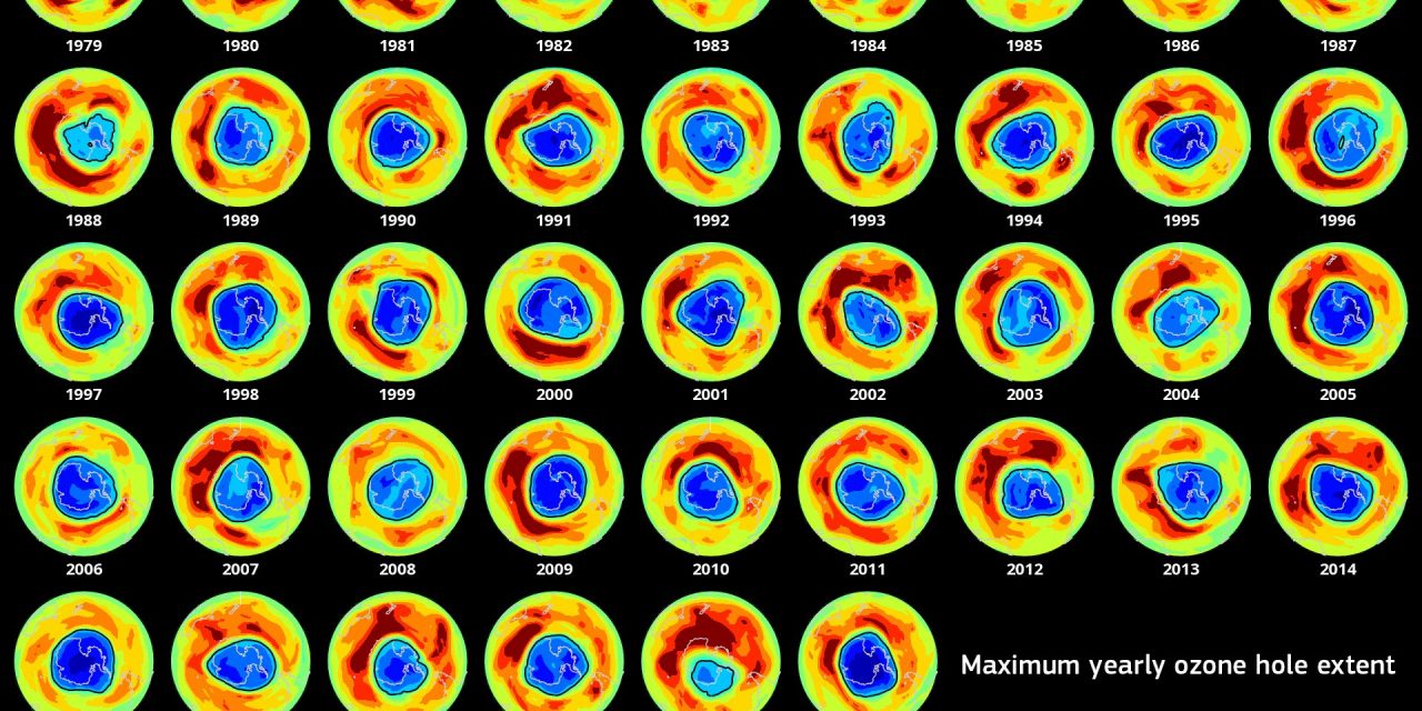 Como o grande buraco de ozônio de 2020 se compara a outros anos?