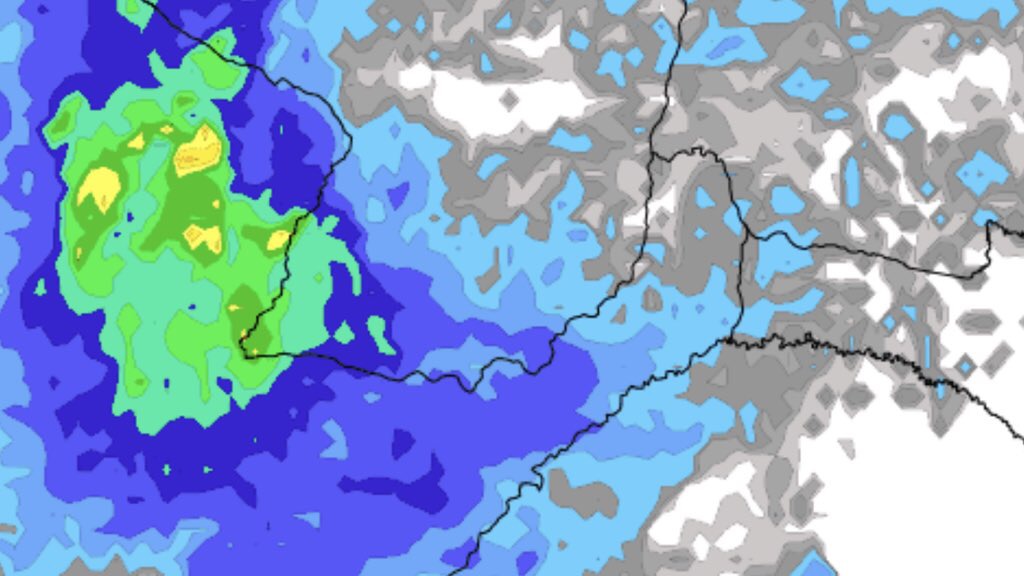 Chuva do fim de semana no Rio Grande do Sul será muito irregular e falha