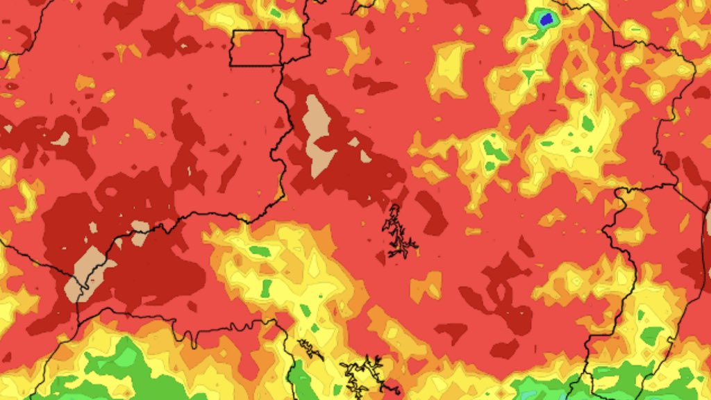 Previsão do tempo – Muita chuva em Minas Gerais