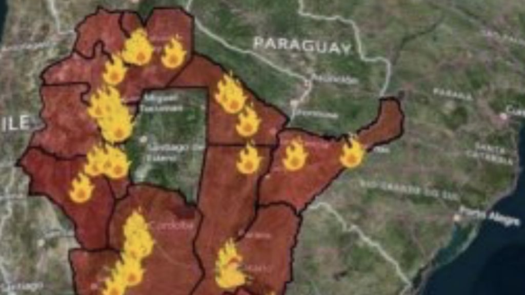 ENGANOSO – Fumaça no Centro-Sul do Brasil não é só da Argentina