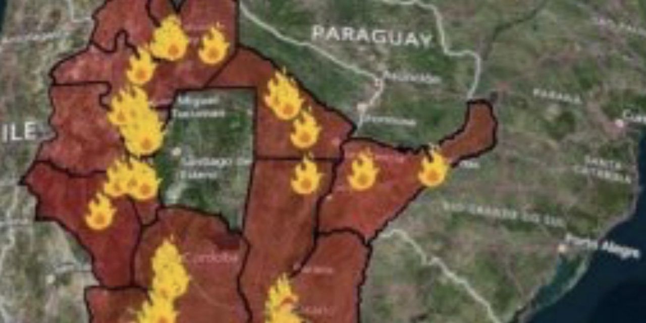 ENGANOSO – Fumaça no Centro-Sul do Brasil não é só da Argentina