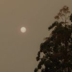 Metade Norte gaúcha e Oeste Catarinense tomados por fumaça