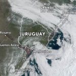 Ciclone se forma junto ao Sul gaúcho