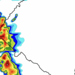 Chuva e temporais avançam da Argentina