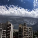 Olha como ficou o céu de Buenos Aires