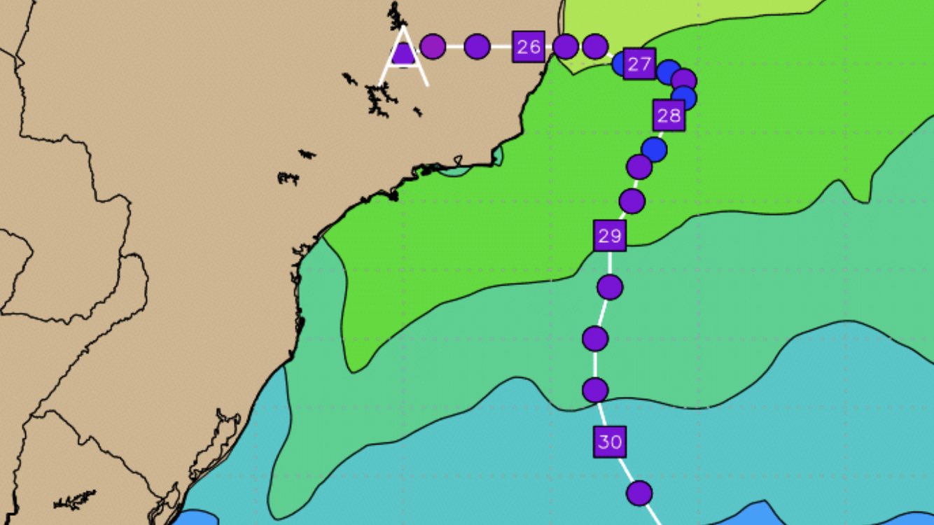 Ciclone subtropical pode se formar no Litoral do Sudeste