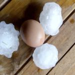 Fortes temporais de granizo na Argentina