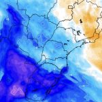 Massa de ar frio no Centro e Sul do Brasil
