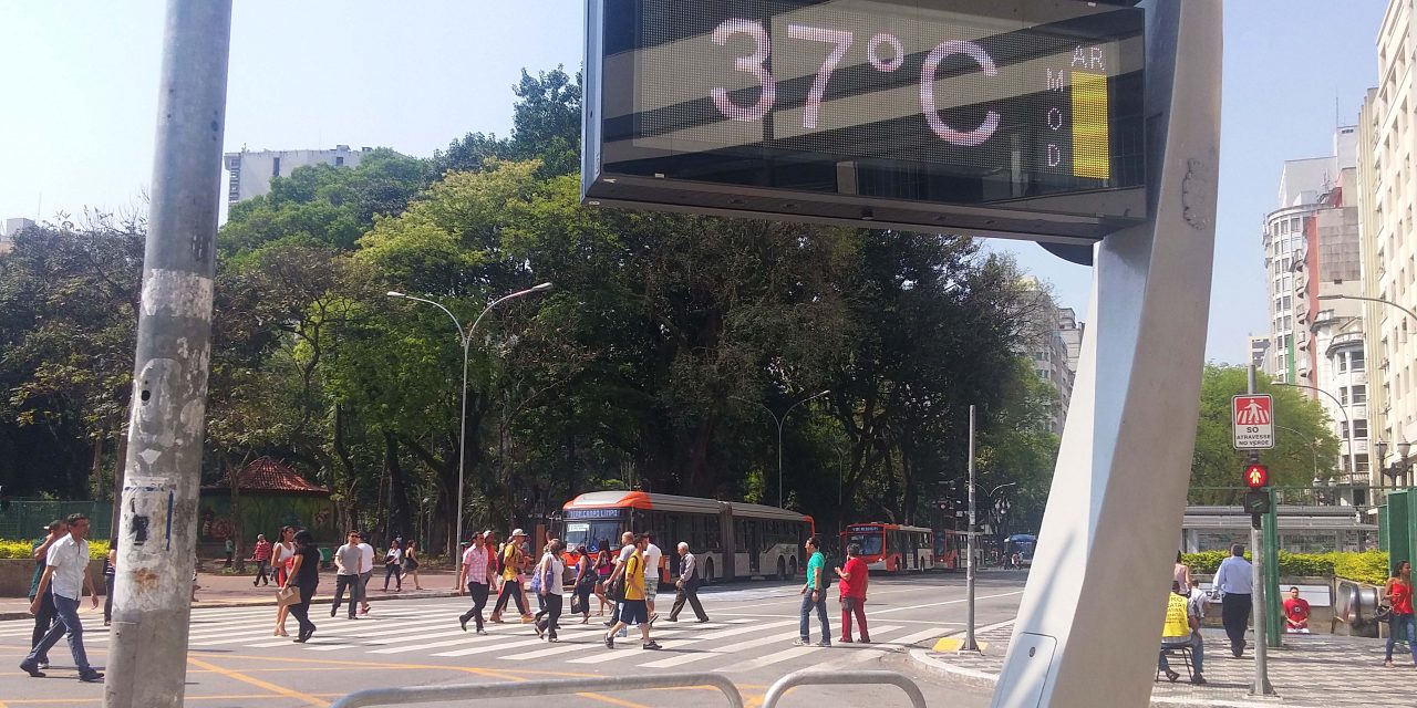 Cidade de São Paulo tem terceira maior temperatura até hoje