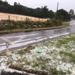 Muito granizo no Norte gaúcho