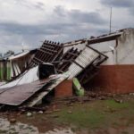 Destruição por temporais no Paraguai