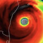 As impressionantes imagens do furacão Iota