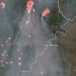 Incêndios na Argentina trazem fumaça pro Oeste gaúcho
