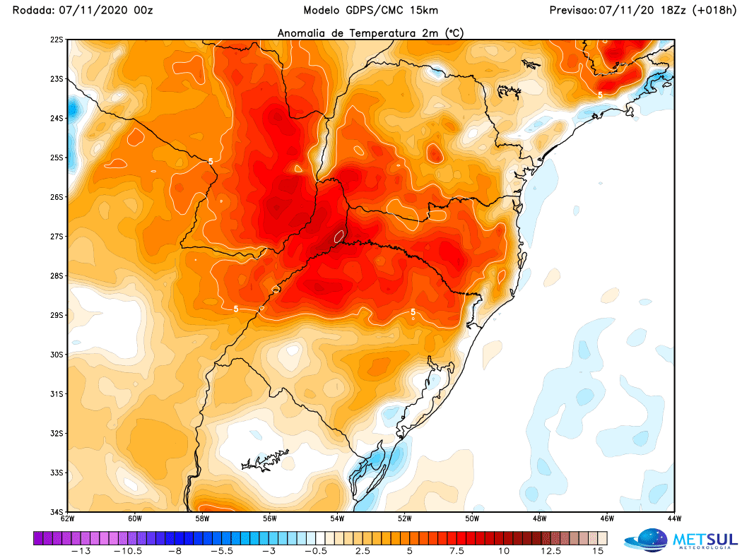 <span class="entry-title-primary">Aviso de intenso calor em parte do Sul do Brasil</span> <h2 class="entry-subtitle">Máximas em alguns pontos devem se aproximar de 40°C neste sábado </h2>