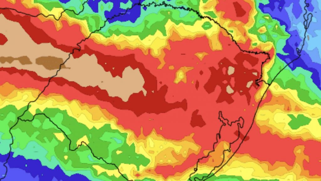 Vem aí um alívio para a estiagem no Rio Grande do Sul