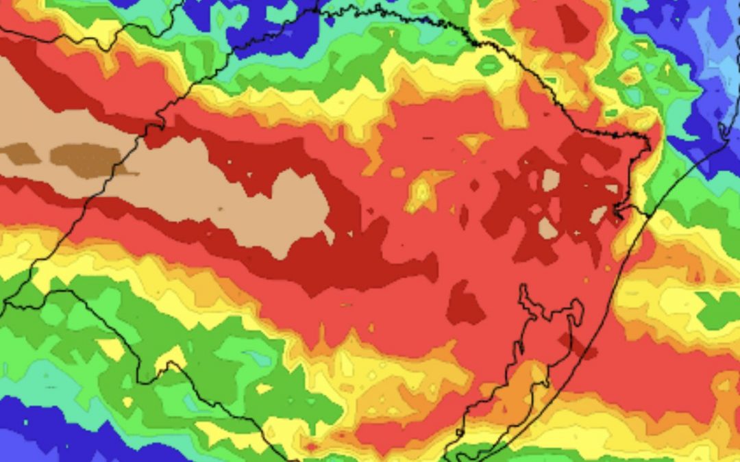 Vem aí um alívio para a estiagem no Rio Grande do Sul Fim do mês e começo de dezembro serão marcados por chuva mais frequente e volumosa