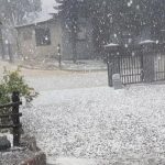 Granizo volta a trazer paisagens típicas de neve no Sul do Brasil