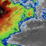 Novas áreas com chuva e temporais avançam da Argentina
