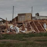 Temporais causam destruição na Argentina