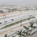 Granizo histórico em Curitiba e temporais no Sul do Brasil