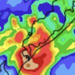 Chuva forte e volumosa hoje em alguns pontos
