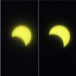 As imagens do eclipse solar no Rio Grande do Sul
