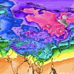 Um colossal anticiclone polar