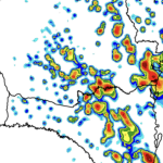 Temporais isolados em Santa Catarina, Paraná e São Paulo