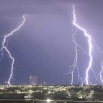 Fim de semana será de muitos raios