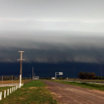 Poderosa linha de tempestades na Argentina e Uruguai