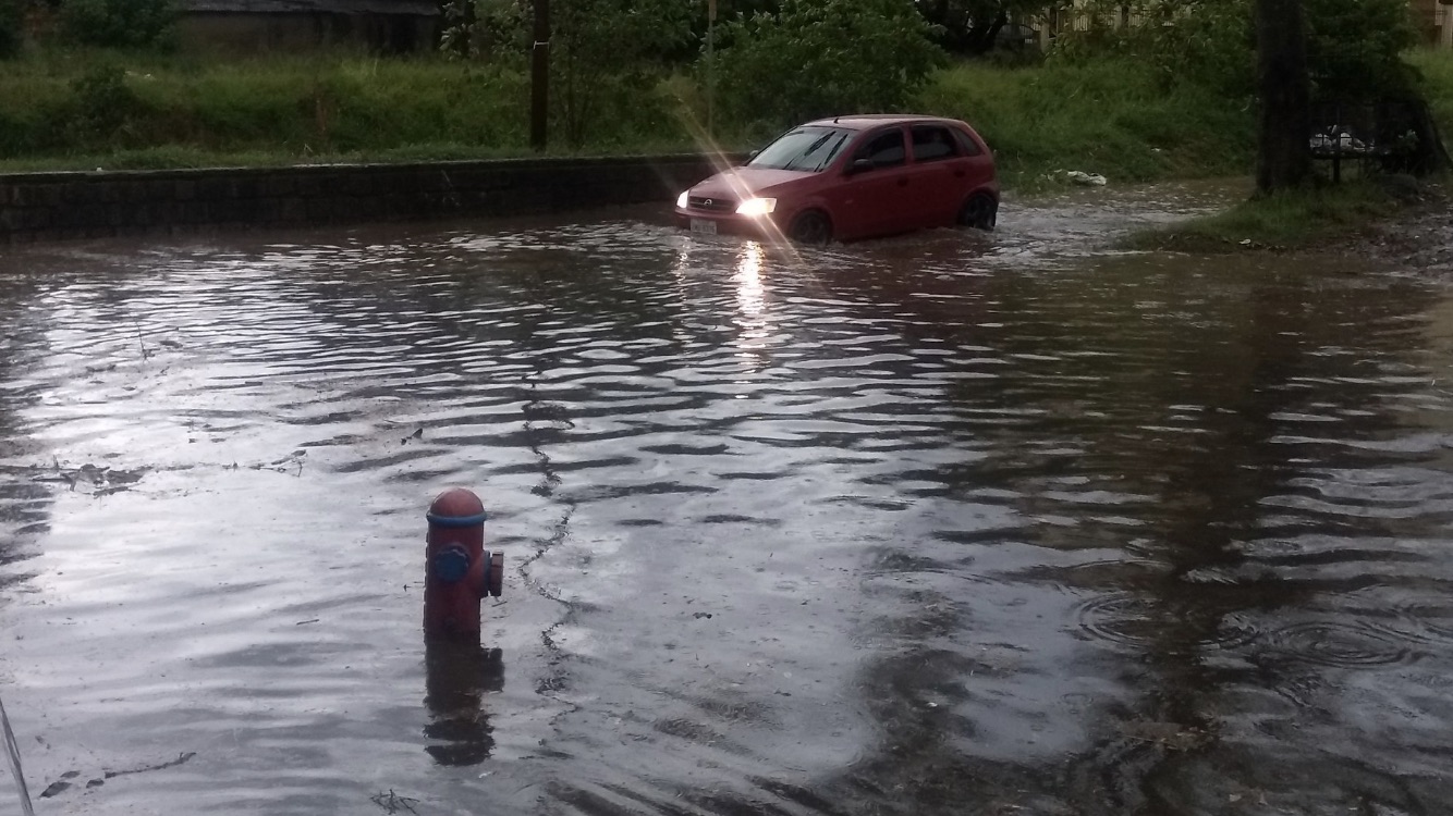 <span class="entry-title-primary">Temporal provoca transtornos em Porto Alegre e região</span> <h2 class="entry-subtitle">Vento ficou perto de 100 km/h na Capital e Choveu intensamente com alagamentos </h2>