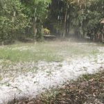 Temporal de granizo atinge o Centro gaúcho