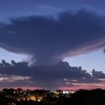 As belas imagens do entardecer desta sexta-feira