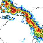 **ALERTA** Temporais no Centro-Sul do Brasil