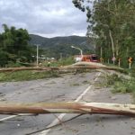 Temporais trazem estragos em Santa Catarina