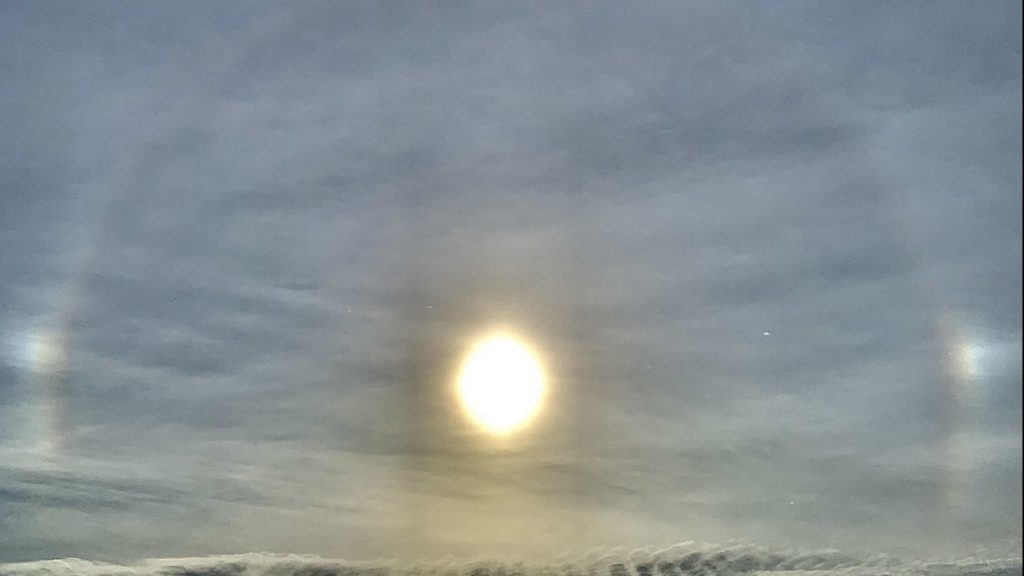 Sol “fantasma” no Vale do Sinos