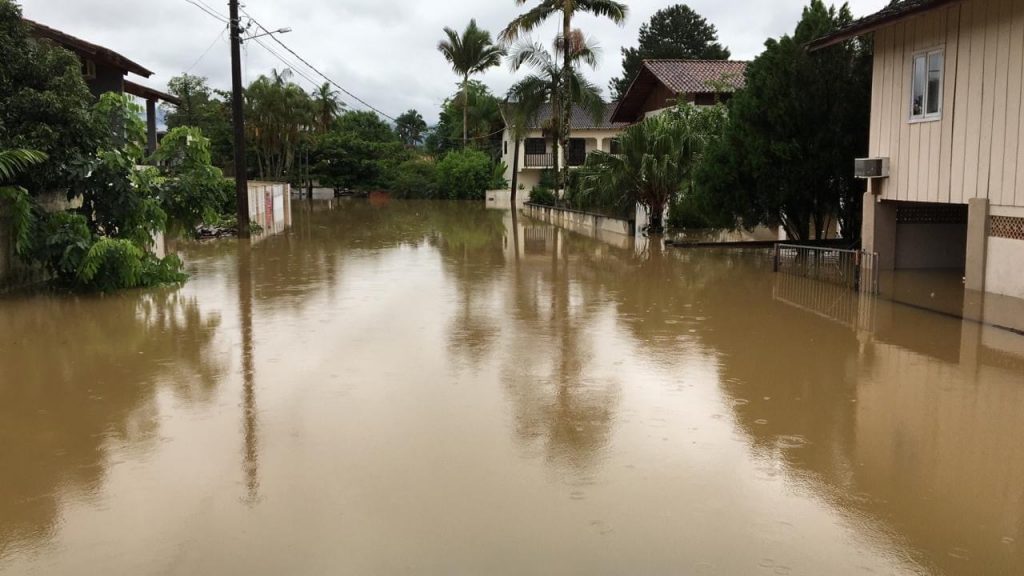 Chuva em Santa Catarina – Risco segue alto