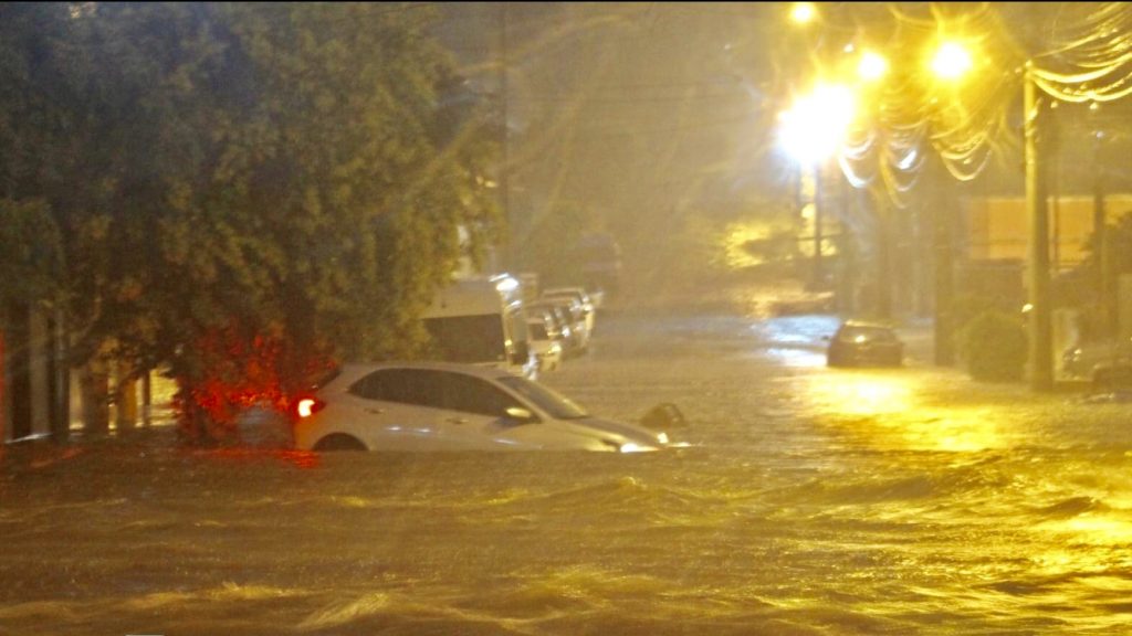 Chuva de até 180 mm castiga fronteira gaúcha