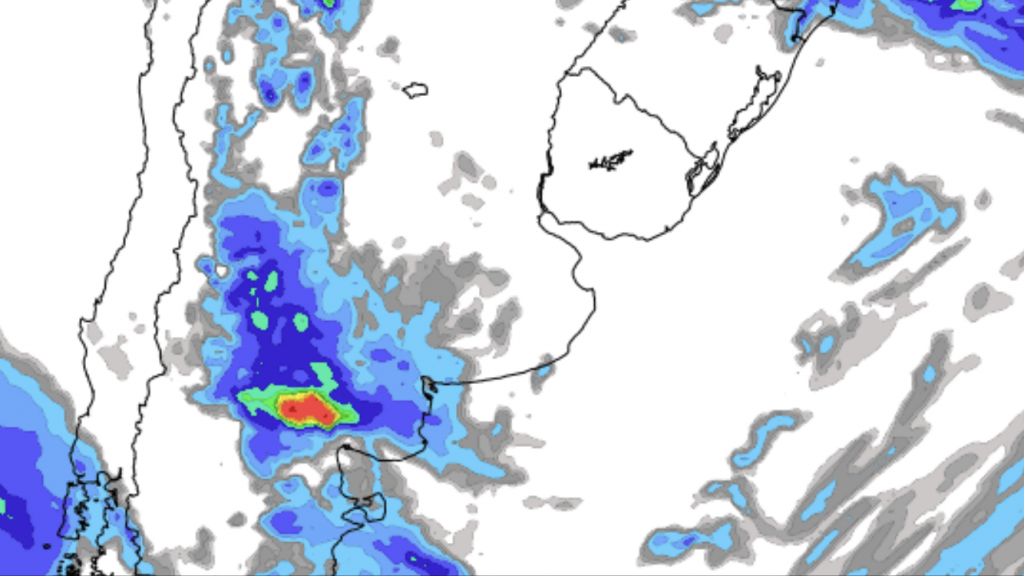 Temporais na Argentina são prenúncio do fim de semana
