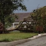 Vendaval faz estragos no Centro gaúcho