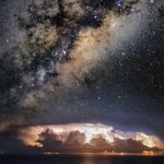 A tempestade e a Via Láctea