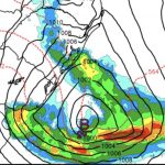 Ciclone, frente fria e ar quente trarão temporais
