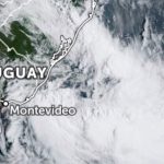 Ciclone se forma a Sudeste do Rio Grande do Sul