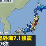 Forte terremoto no Japão