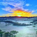 Geada e frio de 2°C