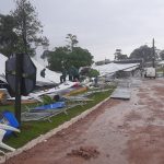 Vendaval causa estragos no Sul gaúcho