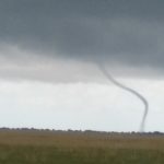 Tromba d’água na Lagoa dos Patos
