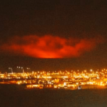 Vulcão Fagradalsfjall em erupção na Islândia