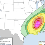 Grande onda de tornados nos Estados Unidos nas próximas horas
