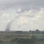 Tornado é registrado no interior do Paraná